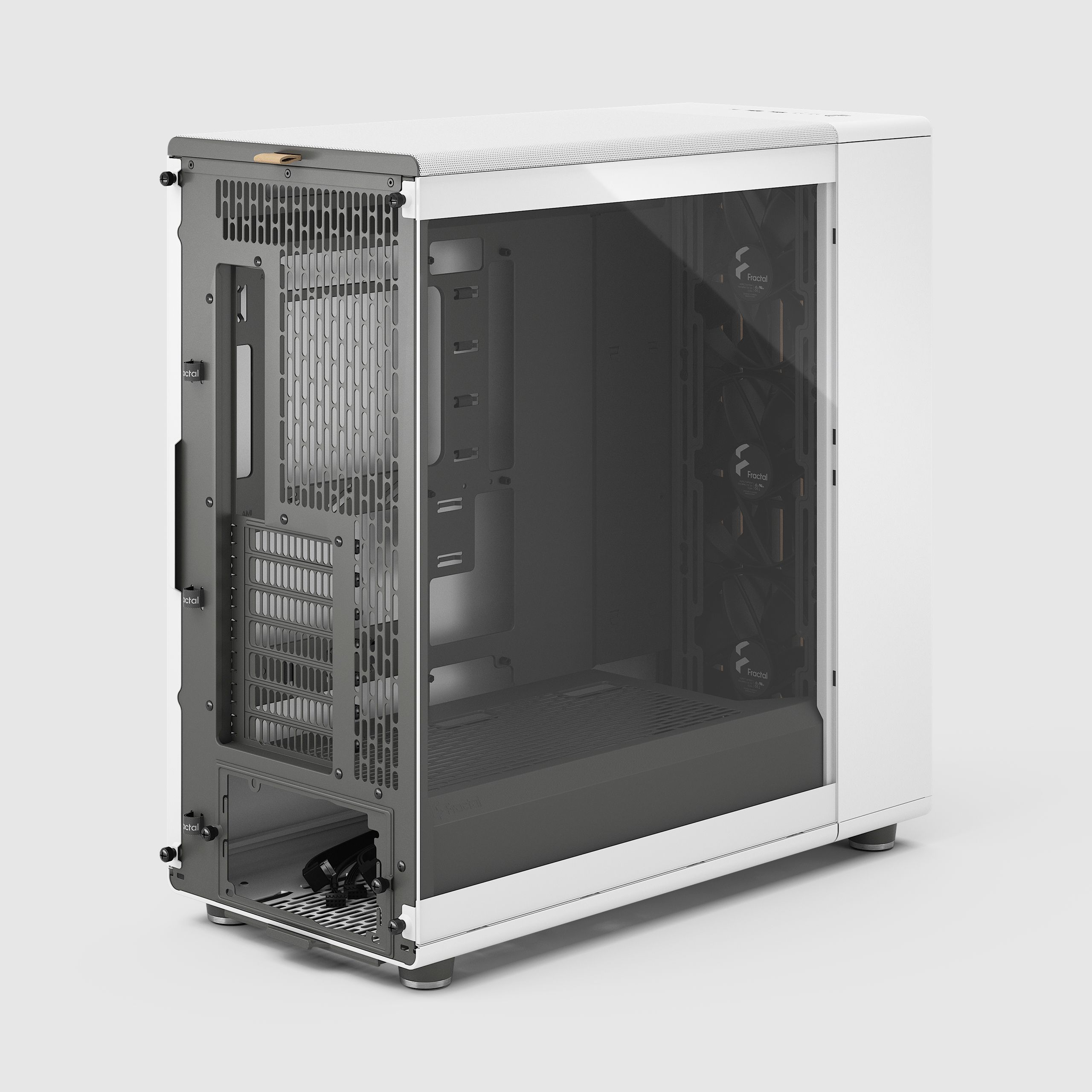 PCケース(自作PC用) Fractal Design North XL Chalk White TG North XL RC Chalk White TG Clear | Fractal Design