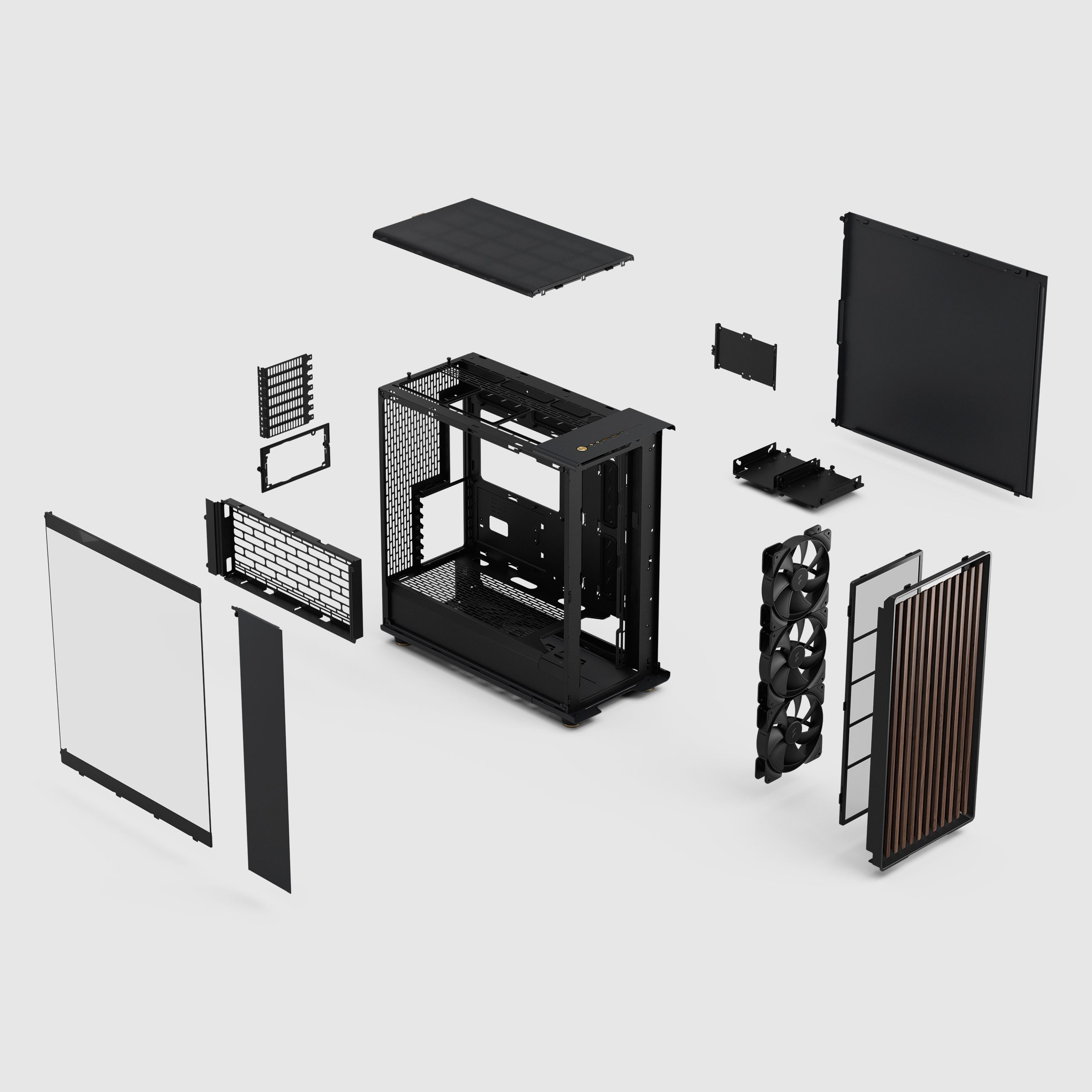 North XL Charcoal Black TG | Fractal Design