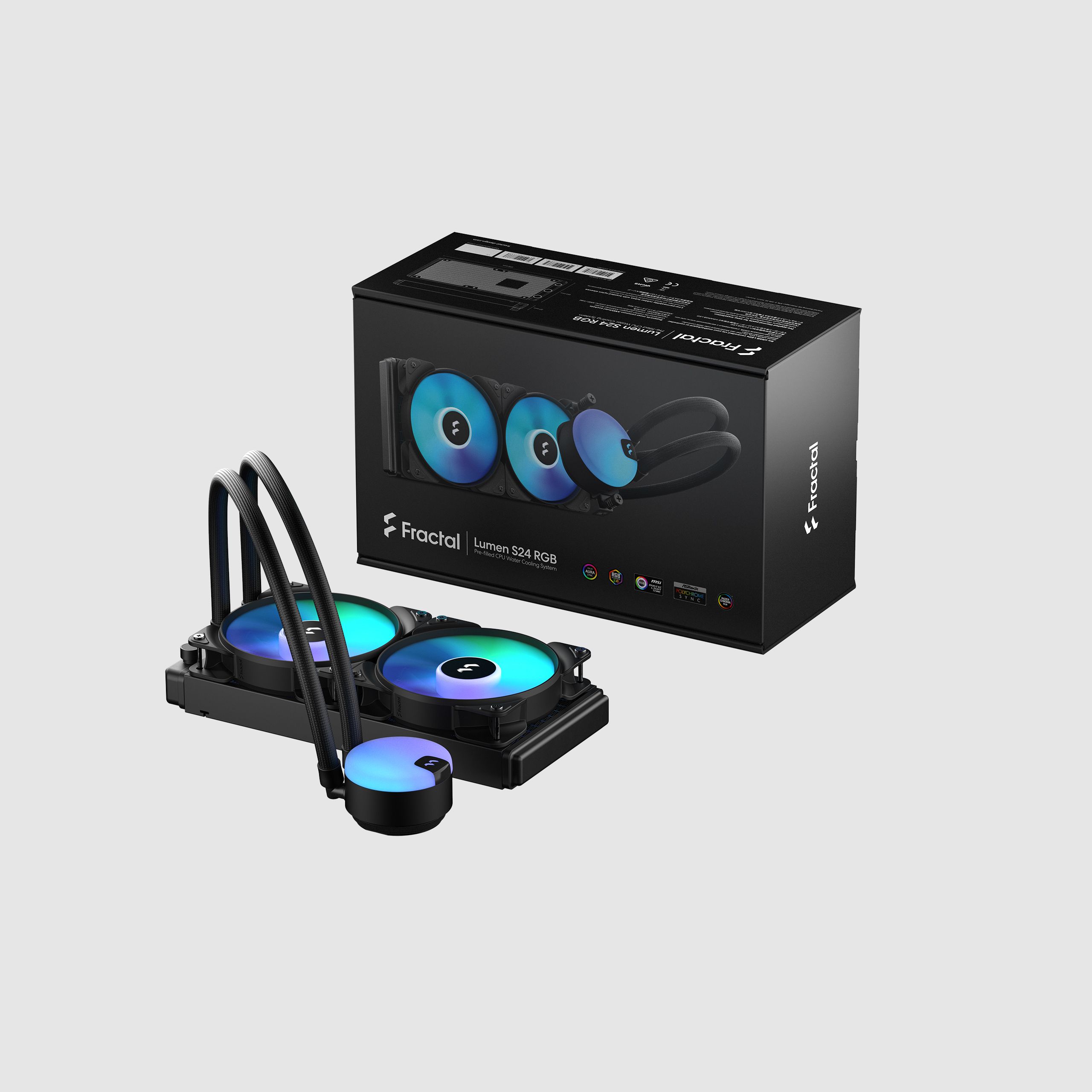 Fractal Lumen S24 V2 水冷クーラー Lumen S24 v2 RGB | Fractal Design