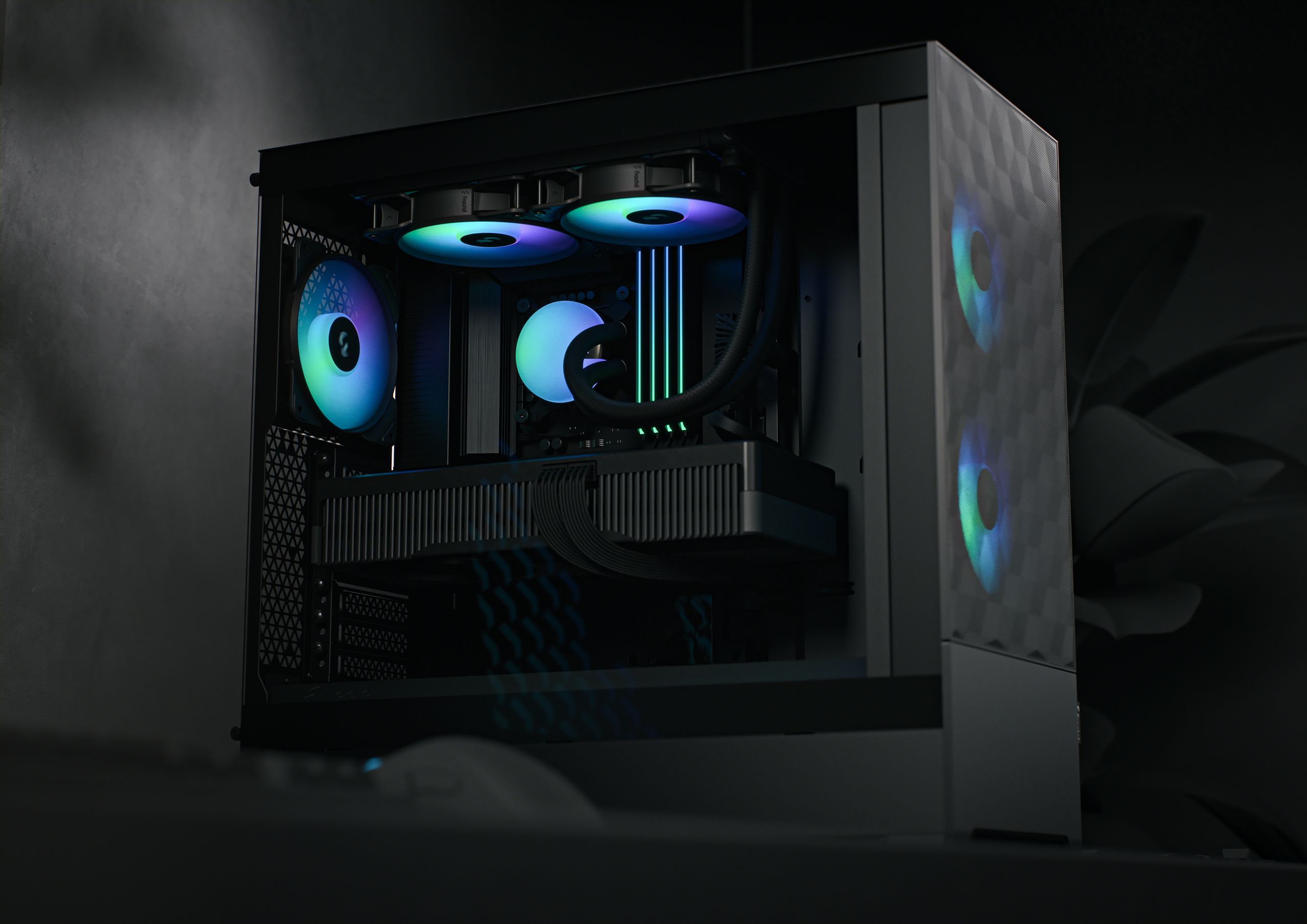 Fractal Design Pop Air RGB マゼンタコア PCケース Pop Air RGB Magenta Core TG Clear Tint | Fractal Design