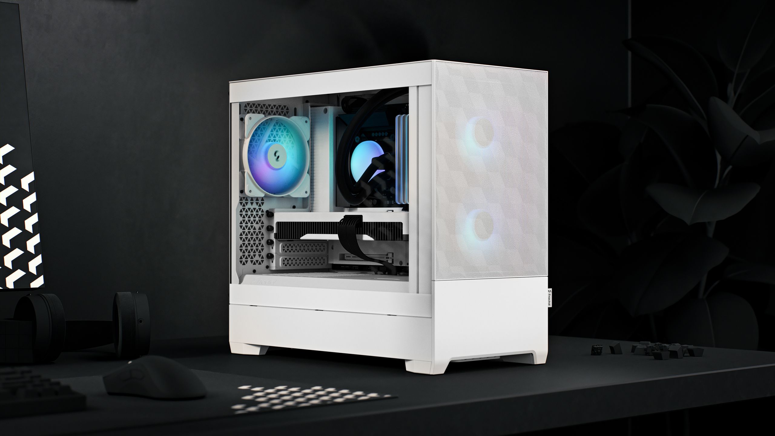 Pop Mini Air RGB Black TG Clear Tint | Fractal Design