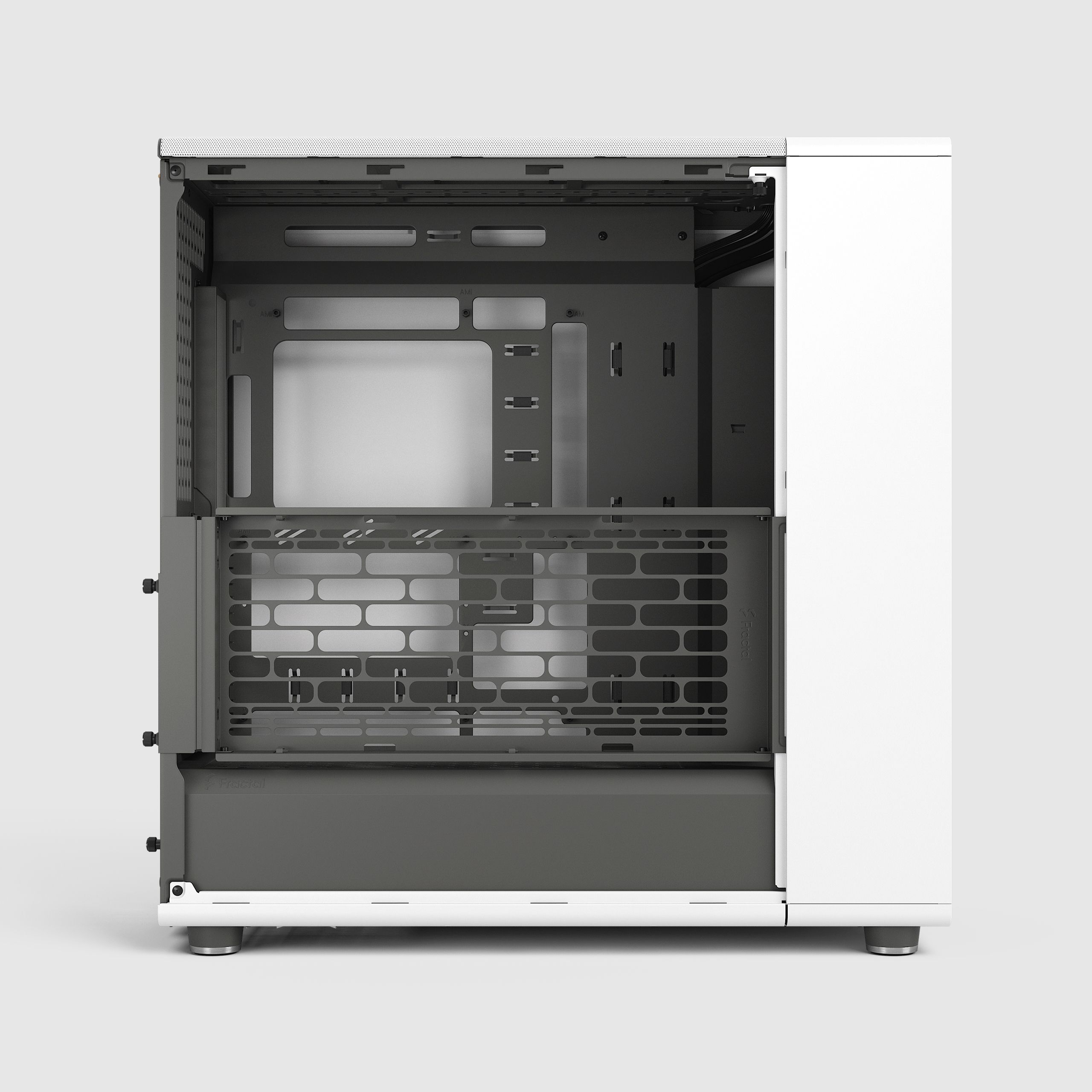 Fractal Design North White 追加背面ファン付き North XL Chalk White Mesh | Fractal Design