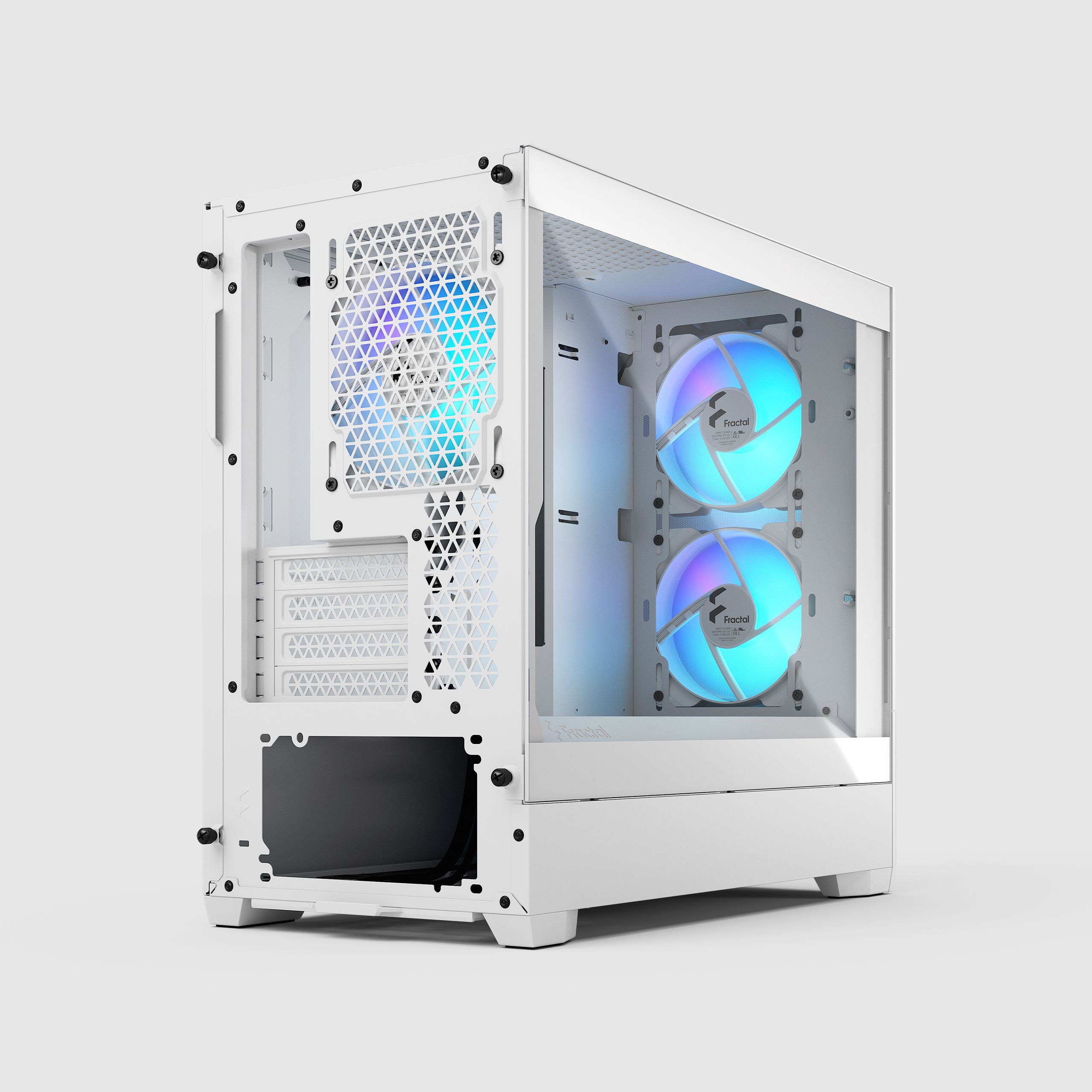 Fractal Pop Mini Air RGB White 美品 Pop Mini Air RGB White TG Clear Tint | Fractal Design