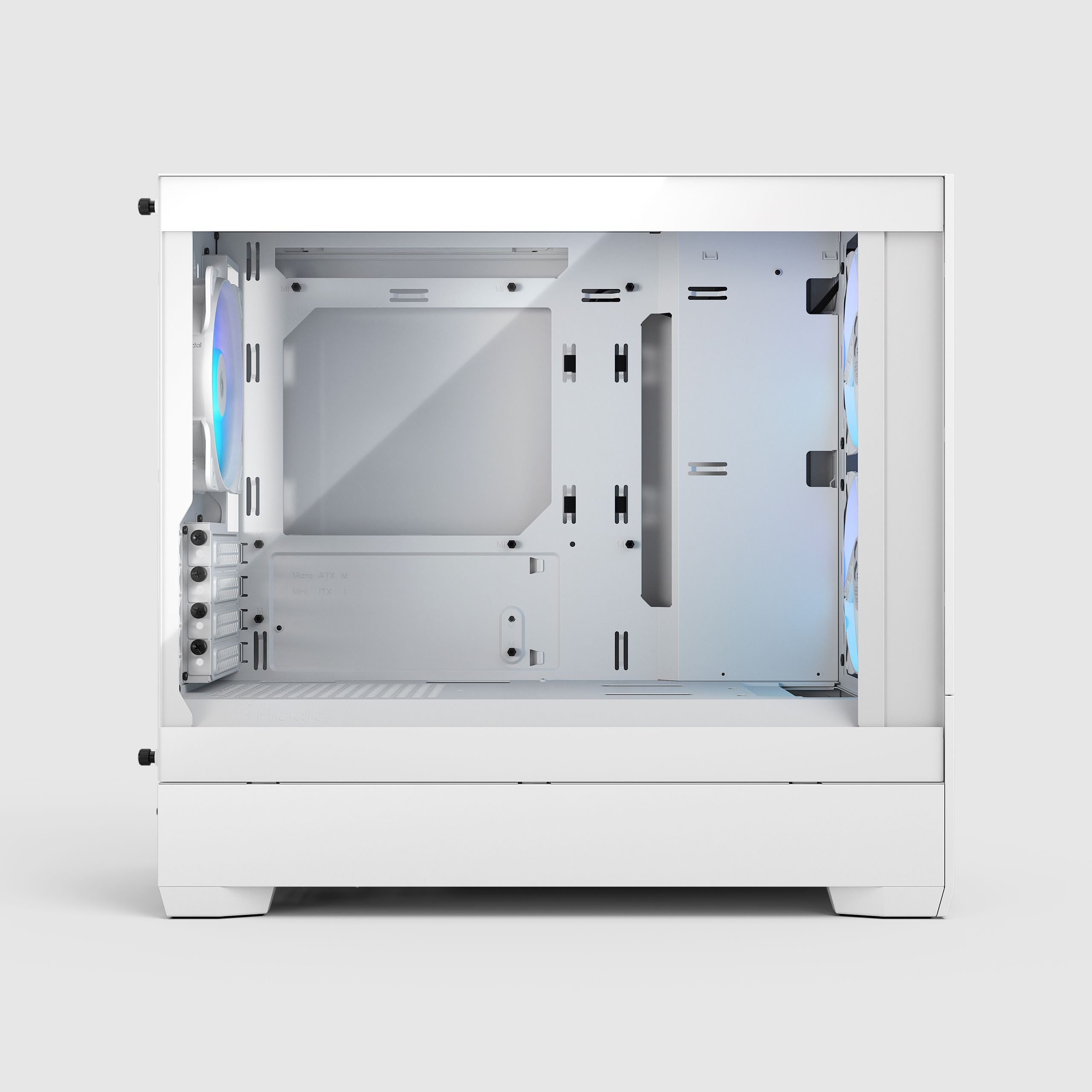 Fractal Pop Mini Air RGB White 美品 Pop Mini Air RGB White TG Clear Tint | Fractal Design