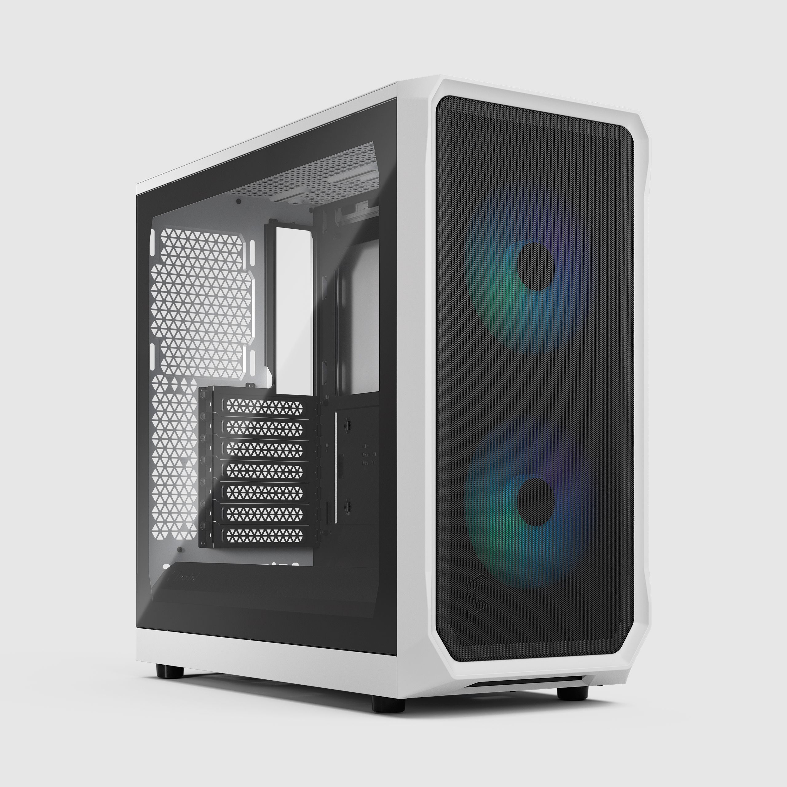 Fractal Design PCケース 本体 ホワイト　Focus2 Focus 2 RGB White TG Clear Tint | Fractal Design