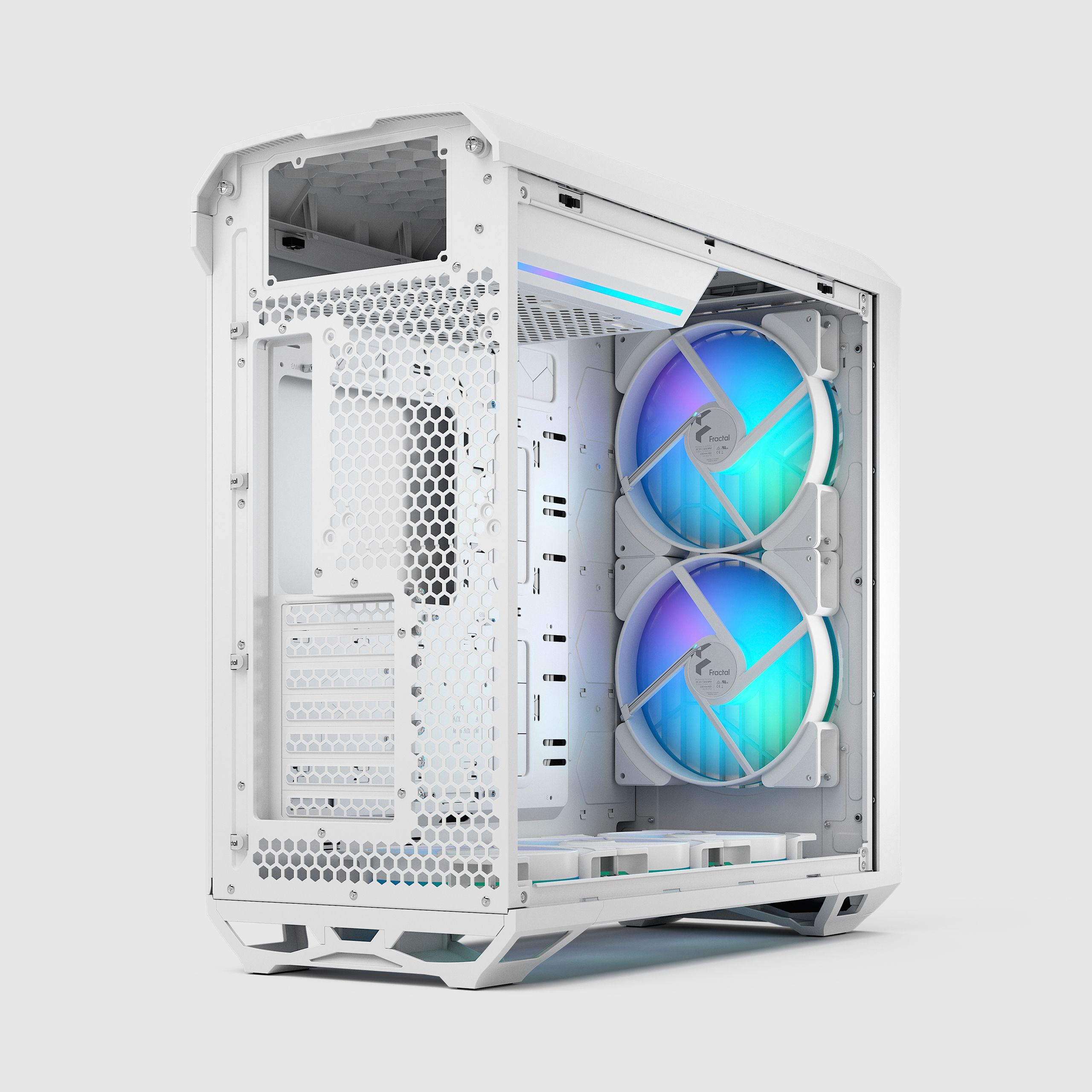 Torrent RGB White TG Clear Tint | Fractal Design