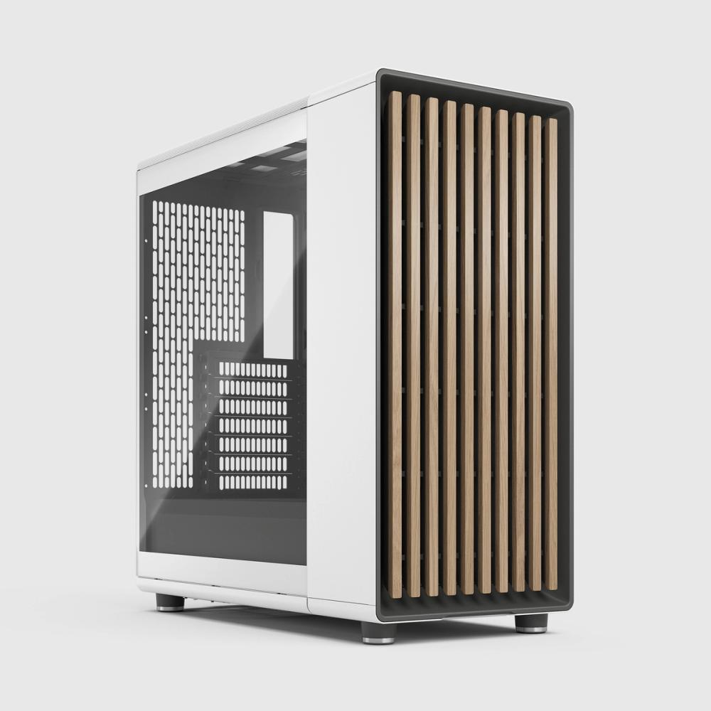 Fractal Design North Chalk White TG Clear
