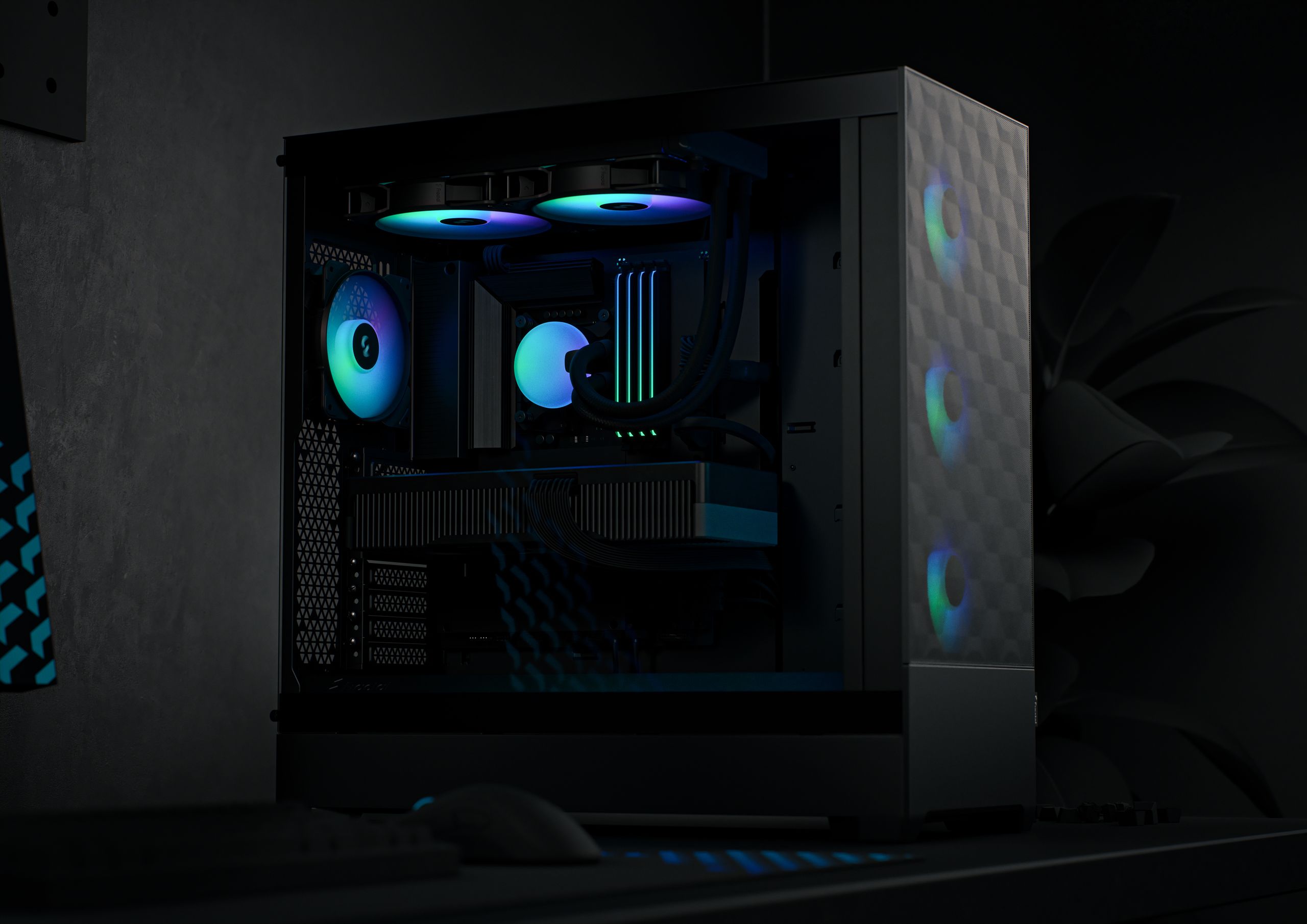 Pop XL Air RGB Black TG Clear Tint | Fractal Design