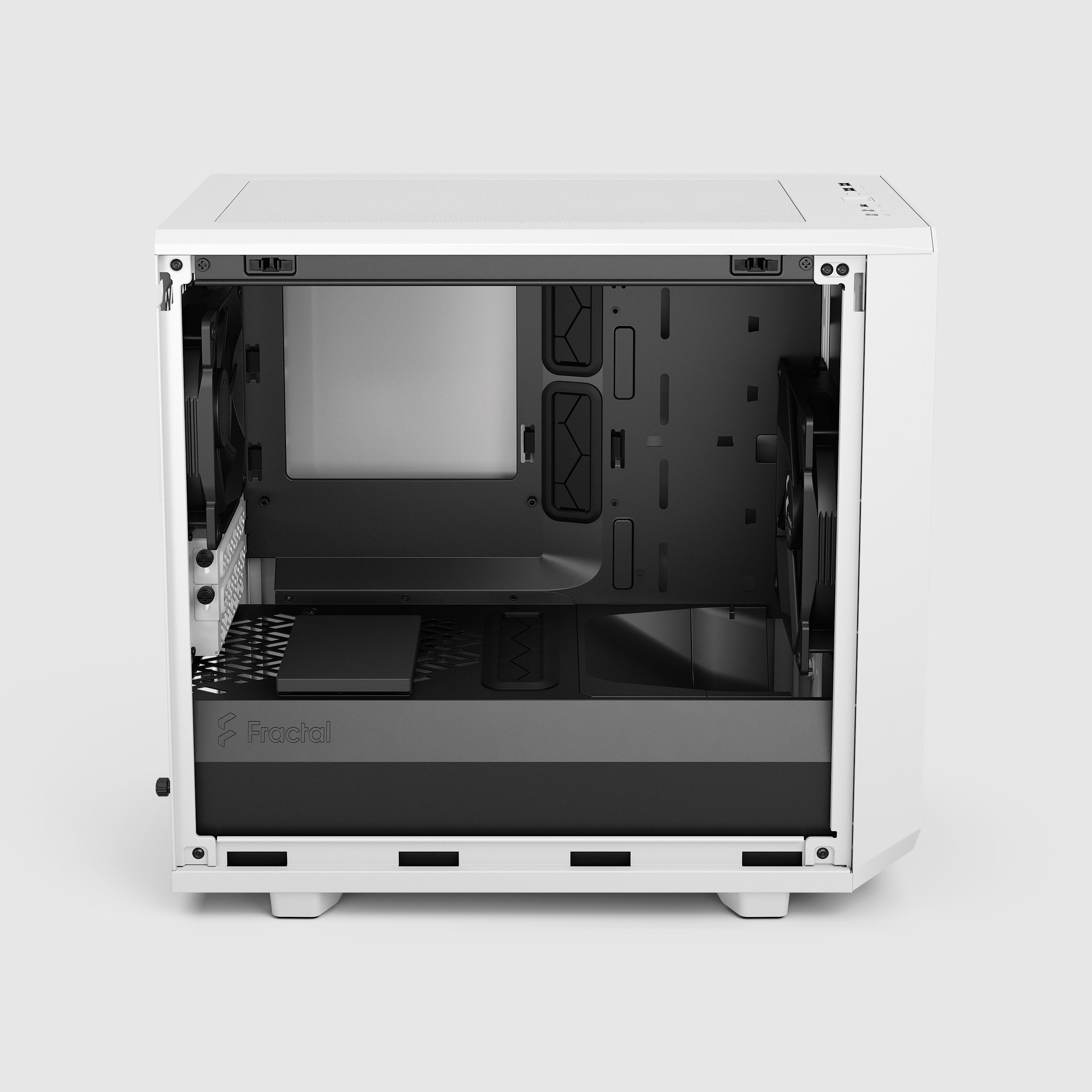 Meshify 2 Nano White TG Clear Tint | Fractal Design