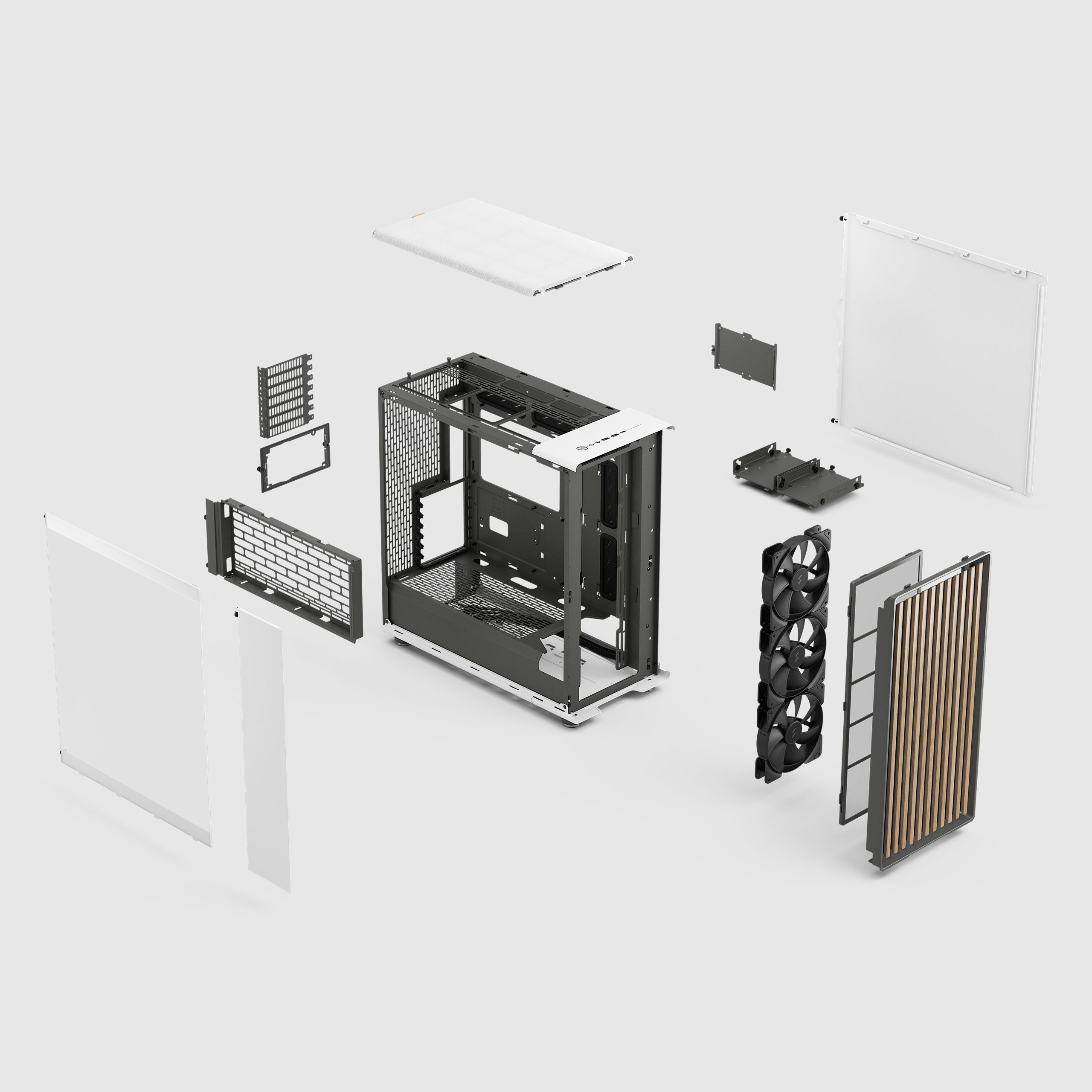North XL Chalk White TG | Fractal Design