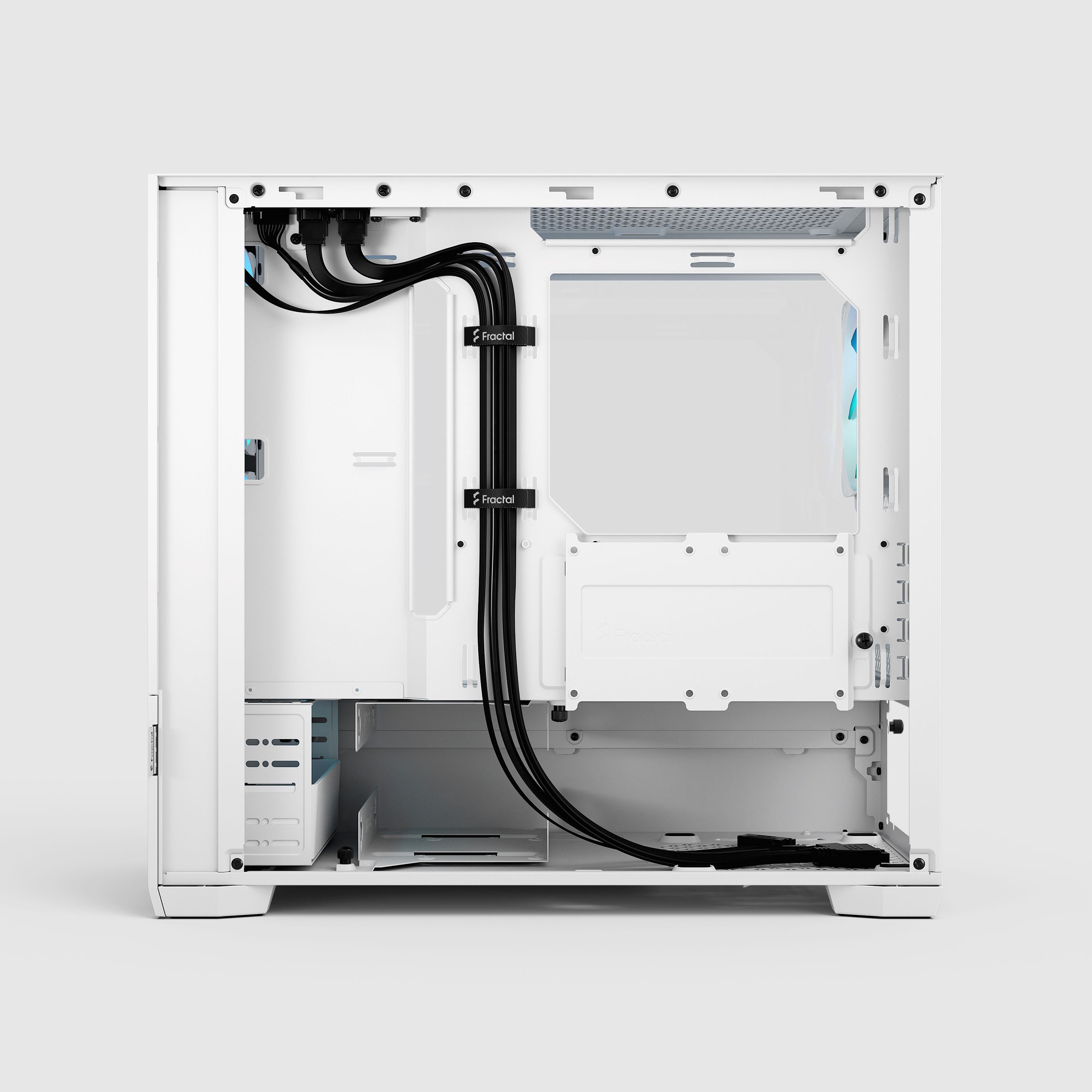 Pop Mini Air RGB White TG Clear Tint | Fractal Design