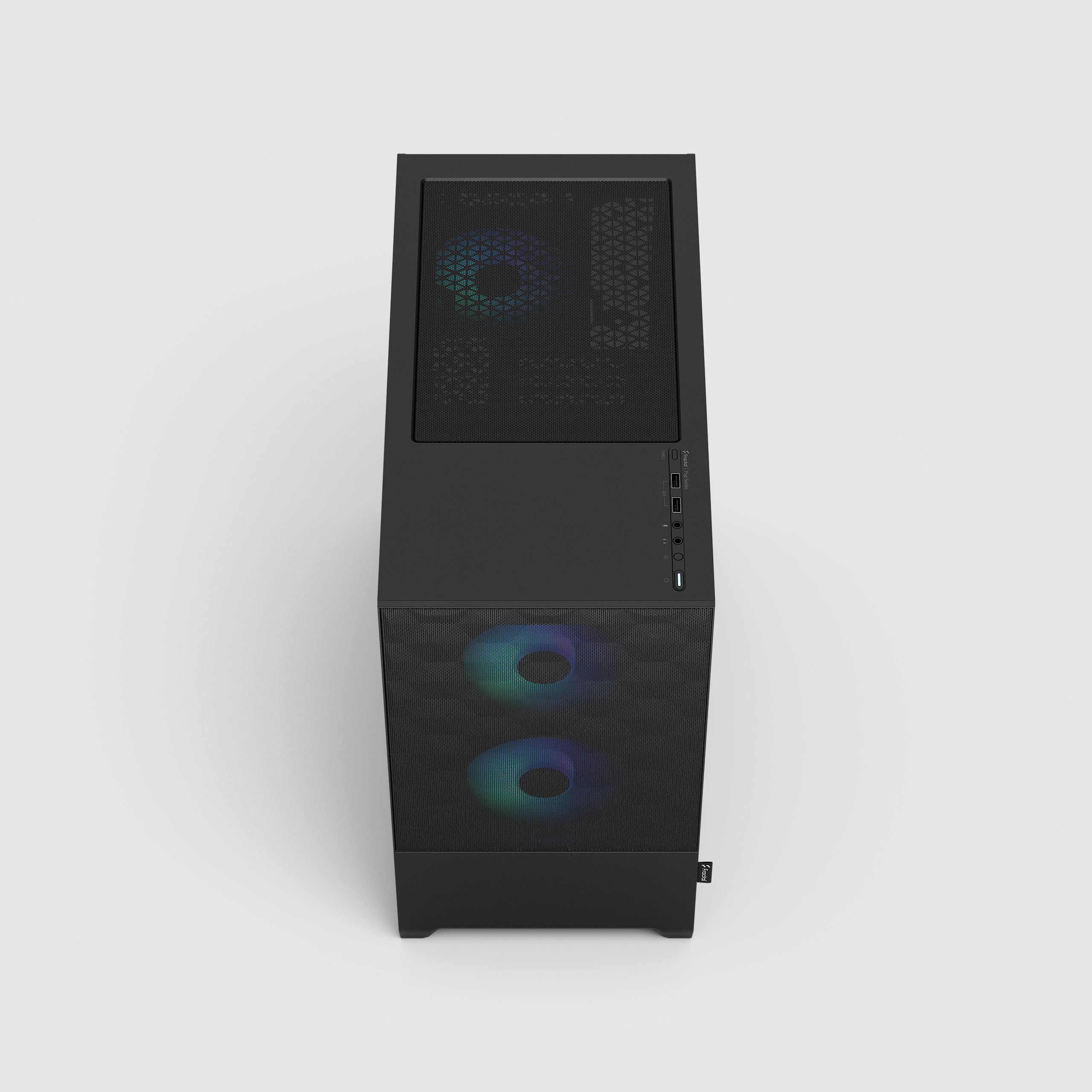 Pop Mini Air RGB Black TG Clear Tint | Fractal Design