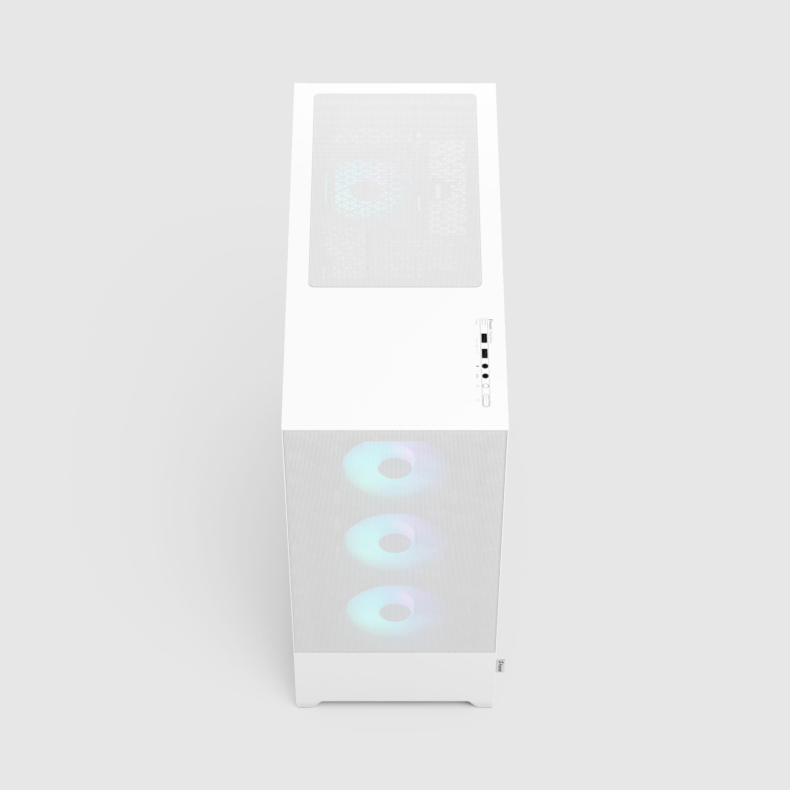 Pop XL Air RGB White TG Clear Tint | Fractal Design