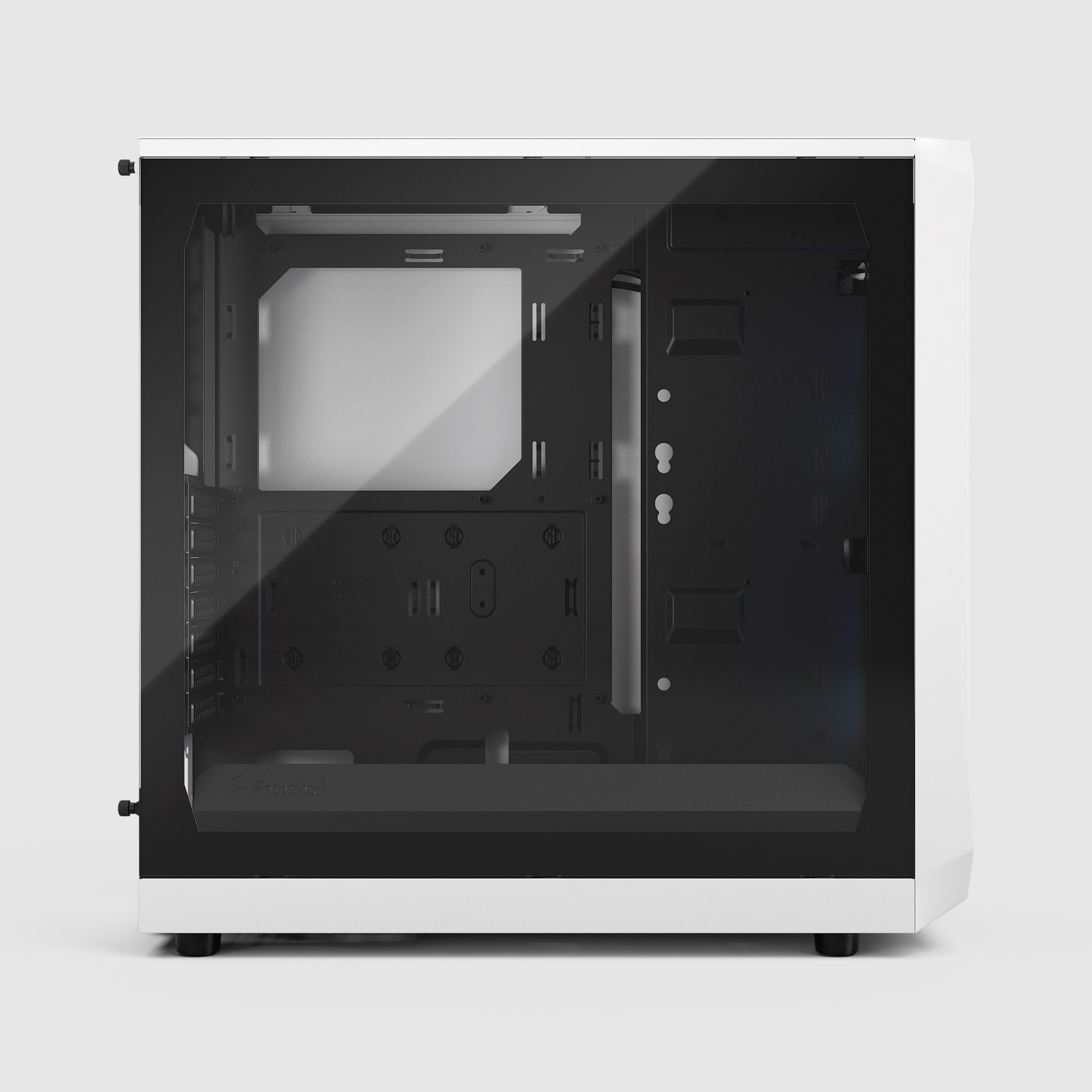Focus 2 RGB White TG Clear Tint | Fractal Design