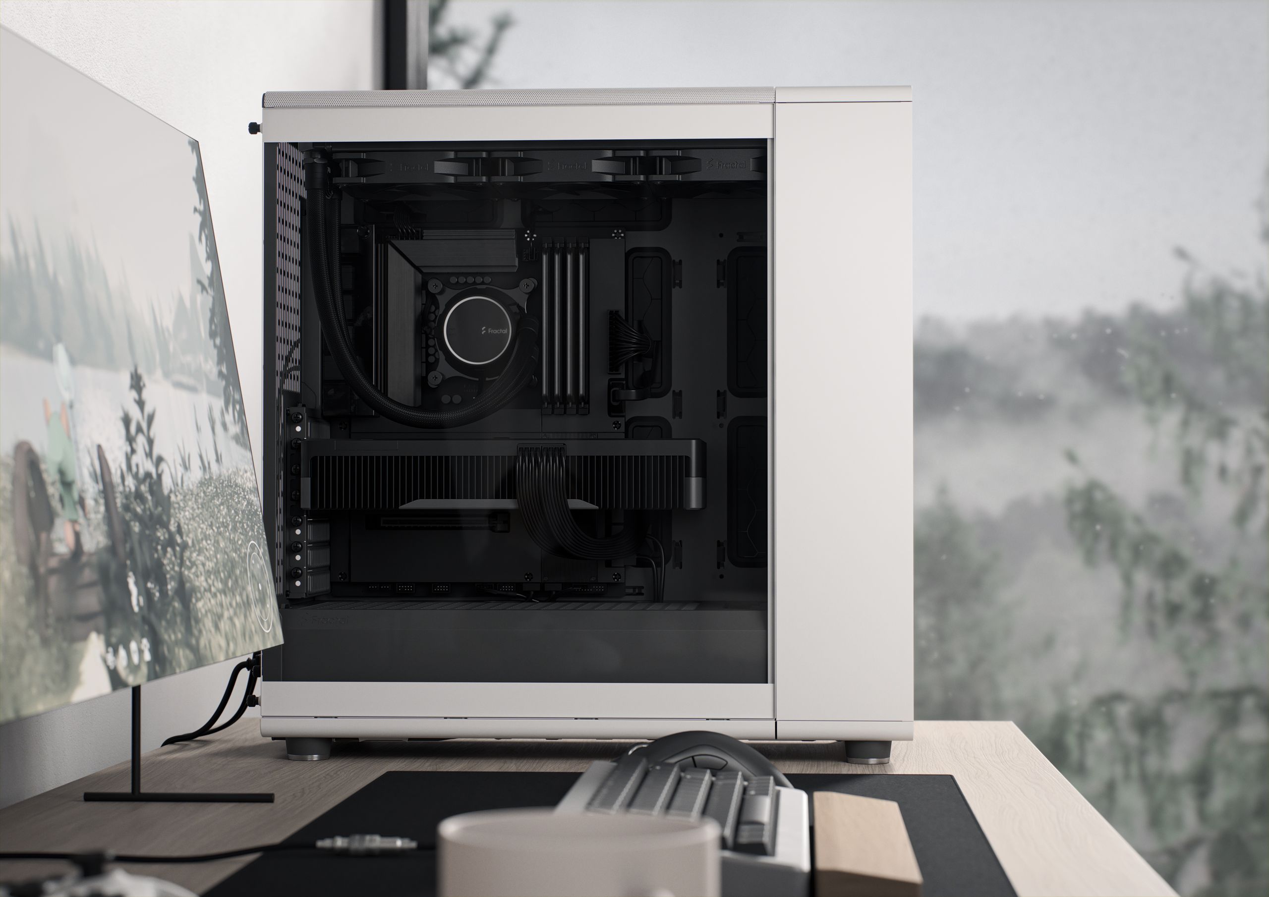 North XL RC Charcoal Black TG Dark | Fractal Design