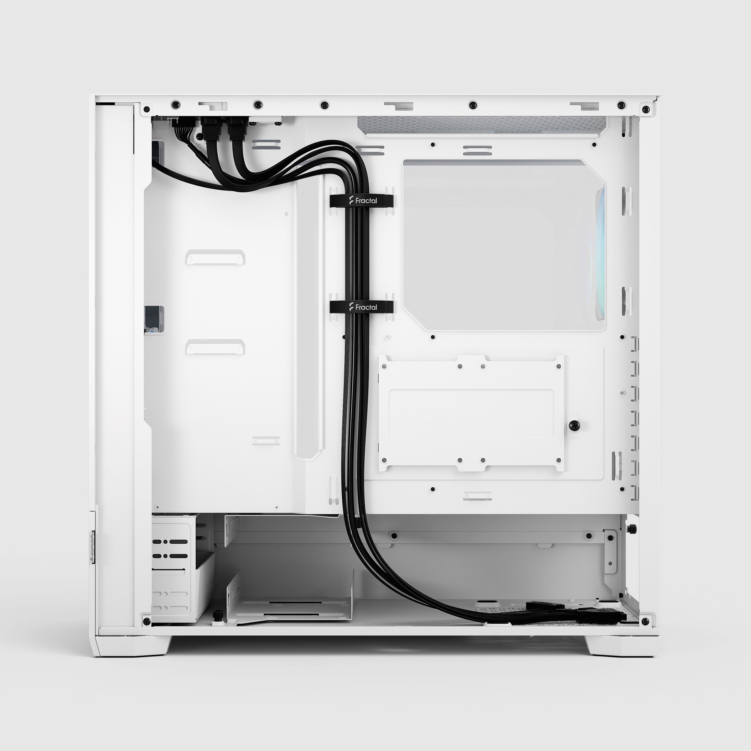 Pop Air RGB White TG Clear Tint | Fractal Design