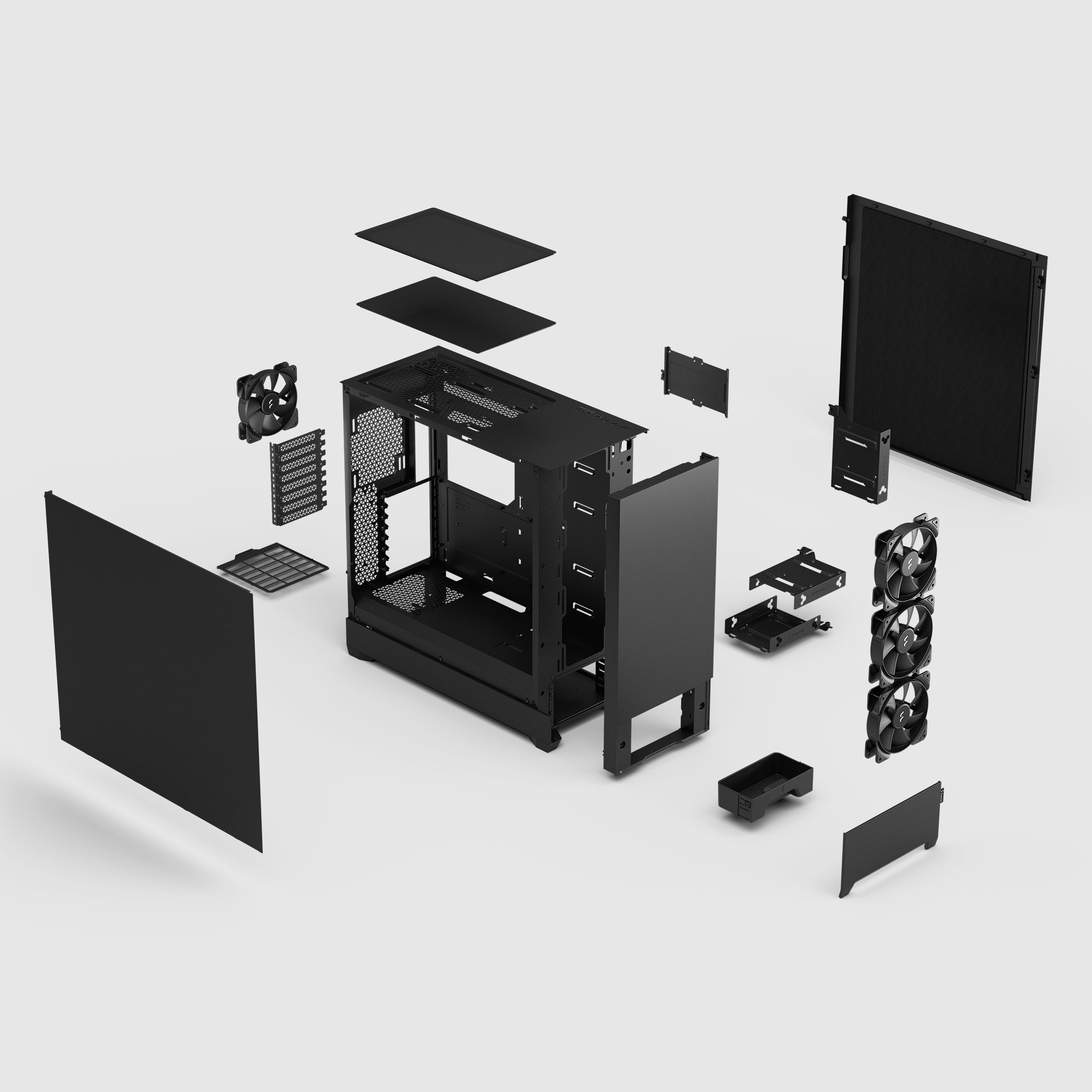 Pop XL Silent Black Solid | Fractal Design