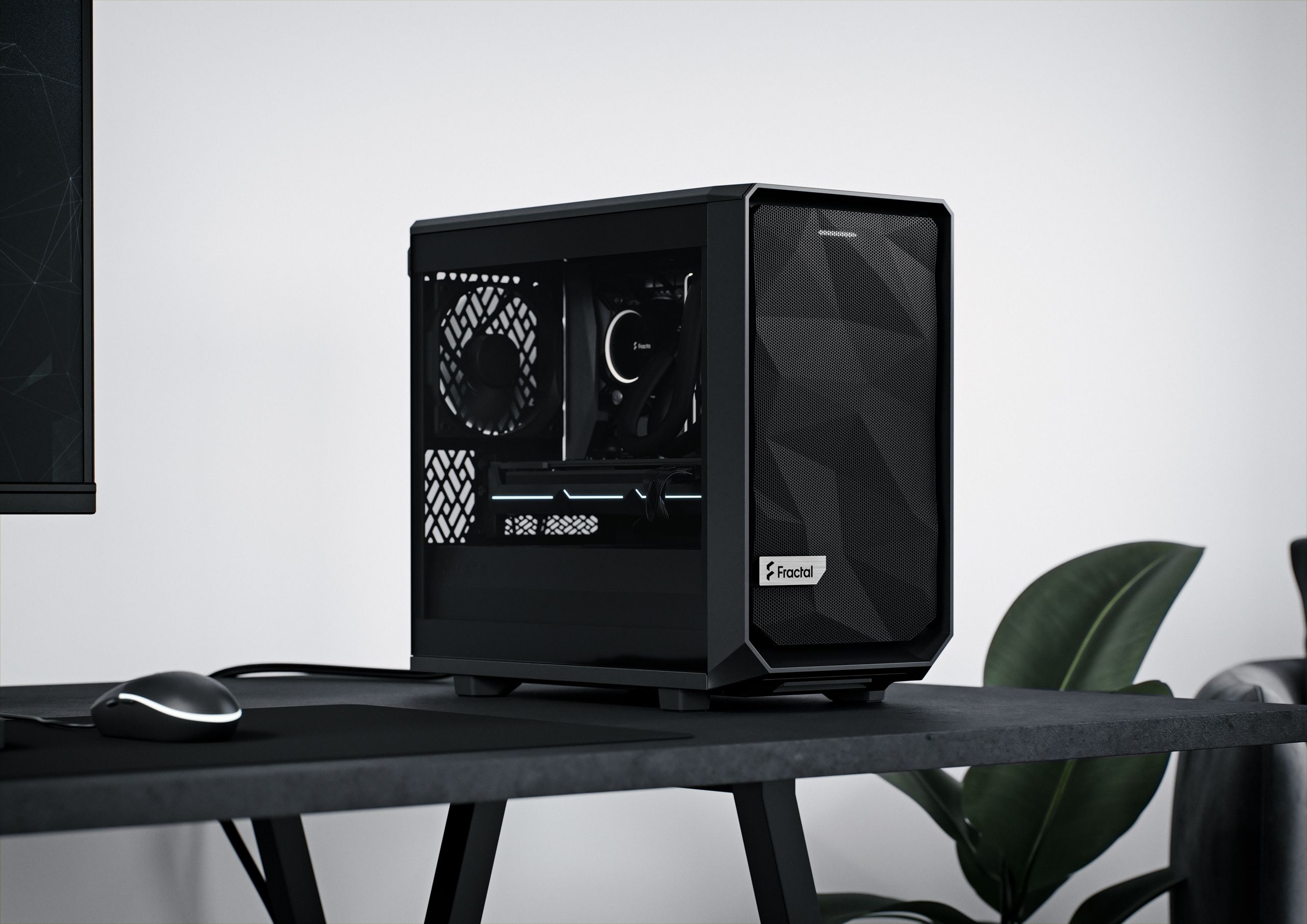 Fractal PCケース Meshify 2 Nano Meshify 2 Nano White TG Clear Tint | Fractal Design