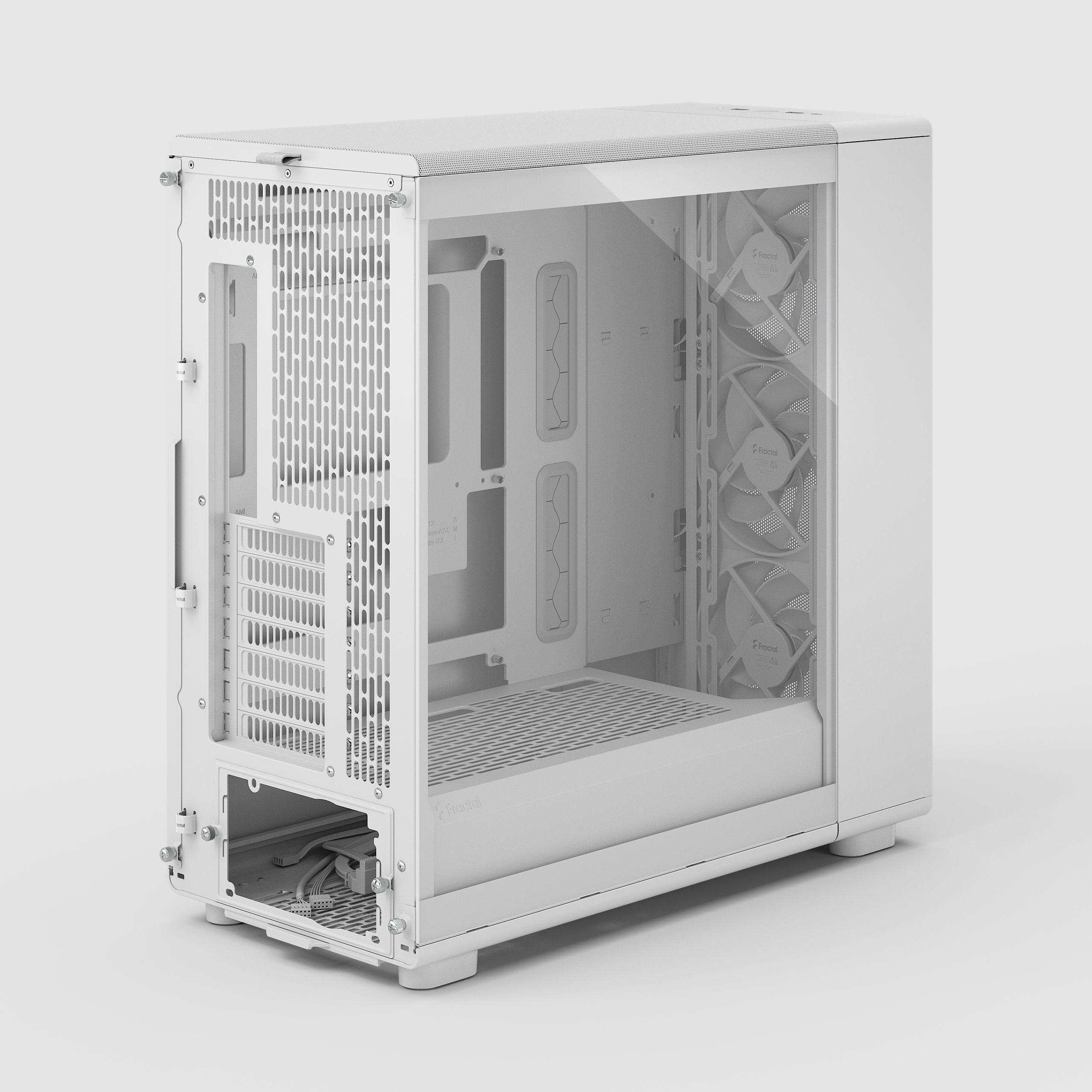 Epoch XL White TG Clear Tint | Fractal Design
