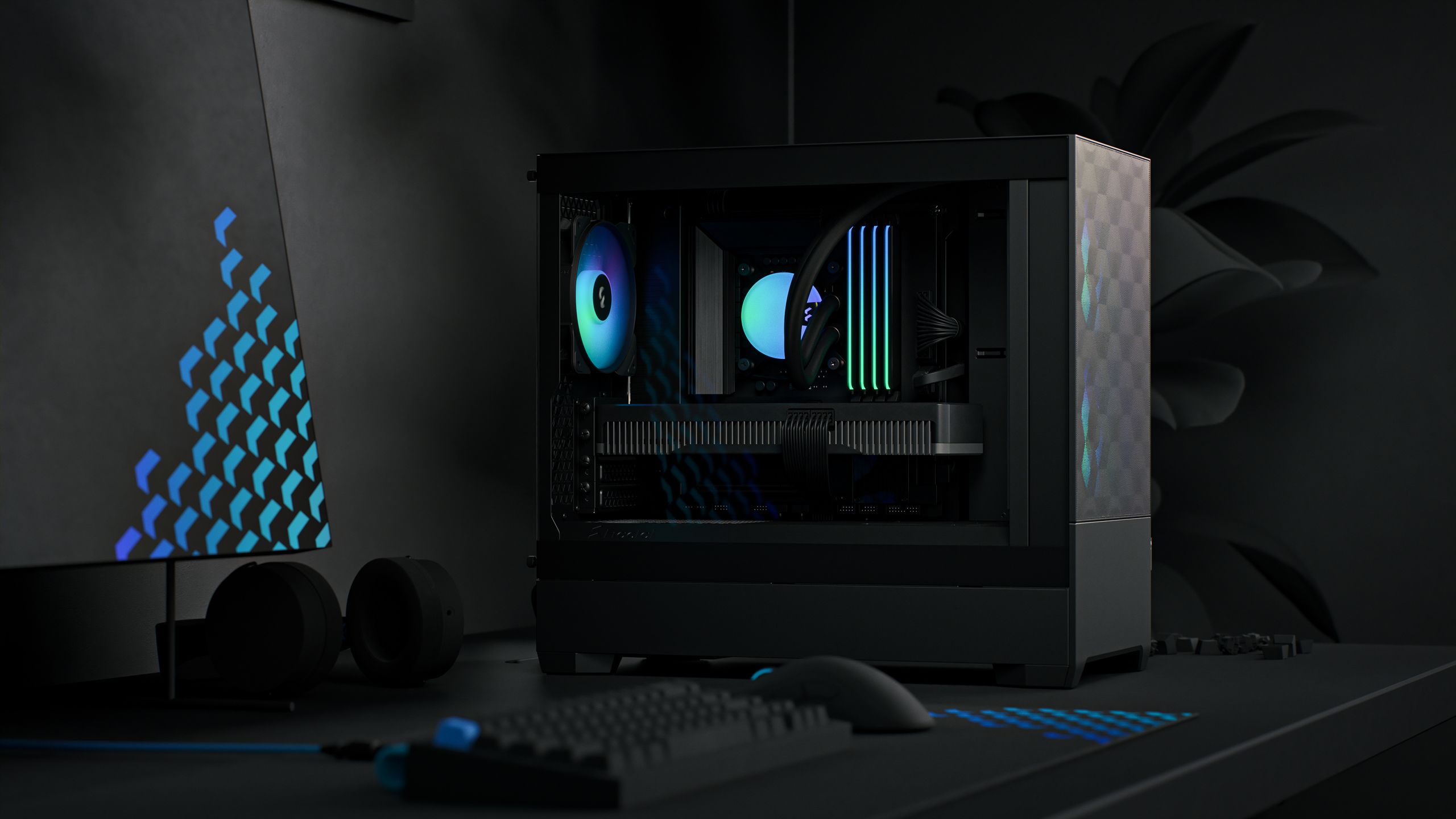 Pop Mini Air RGB Black TG Clear Tint | Fractal Design