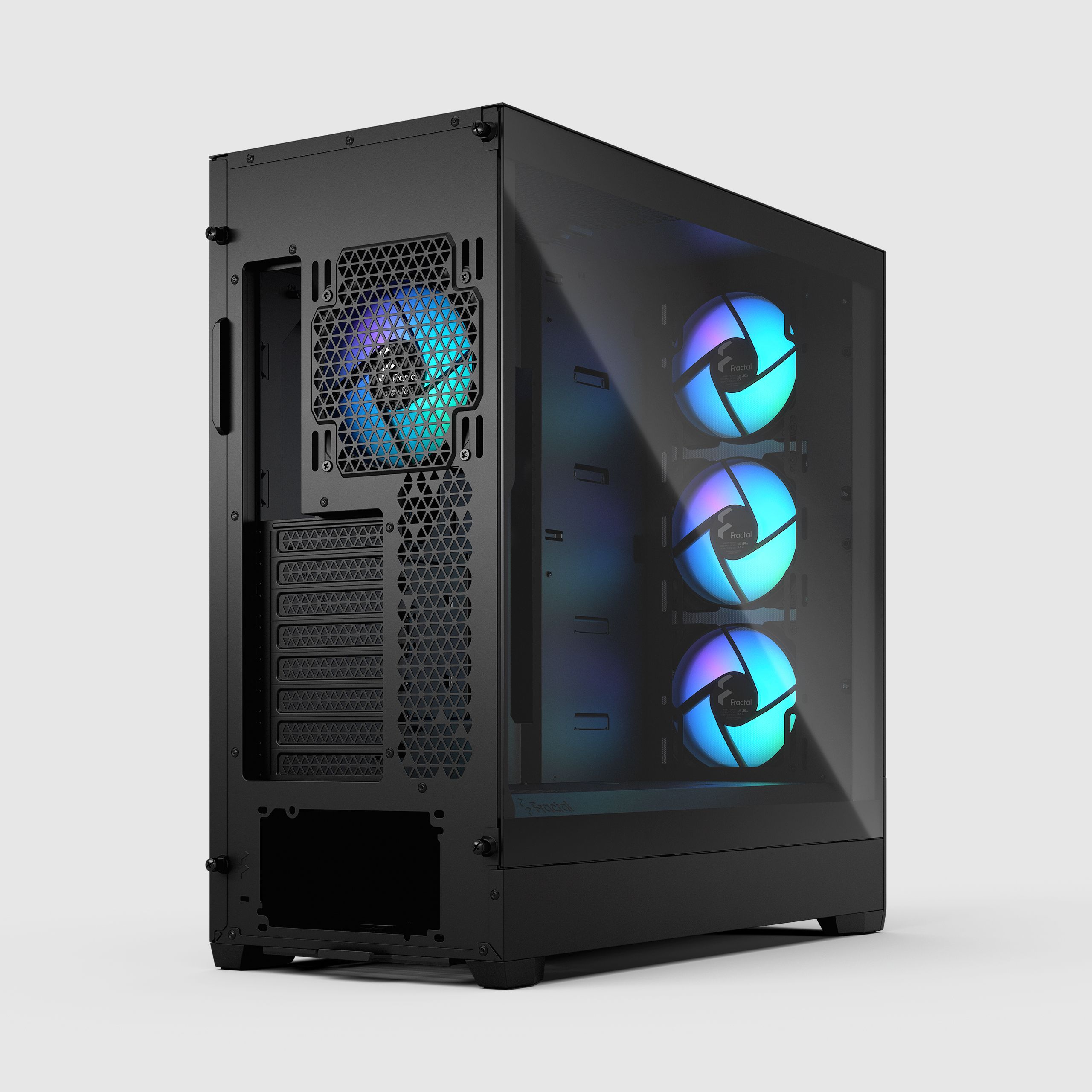 Pop XL Air RGB Black TG Clear Tint | Fractal Design