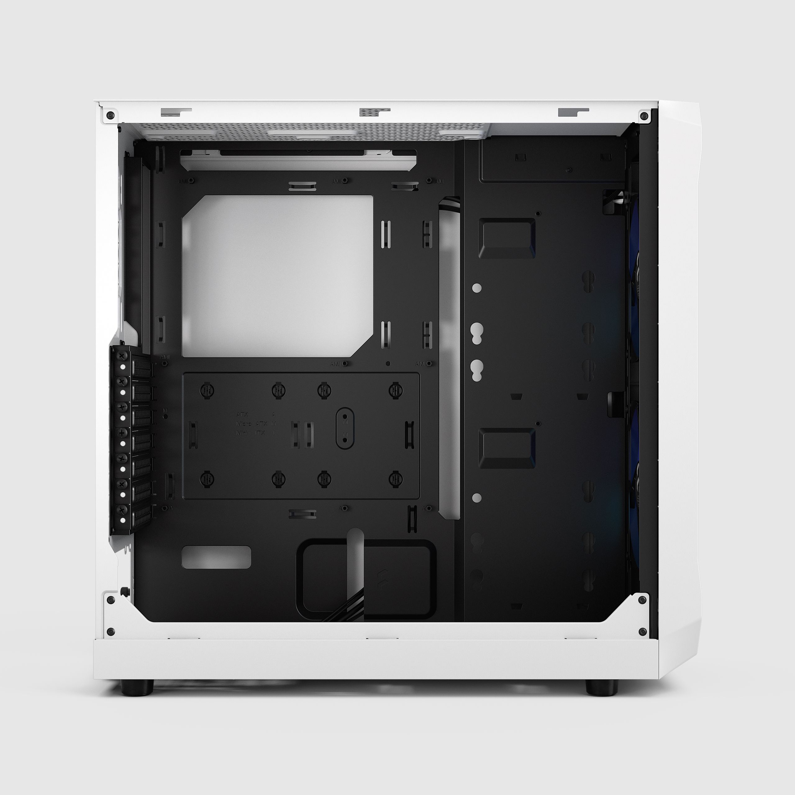 Focus 2 RGB White TG Clear Tint | Fractal Design