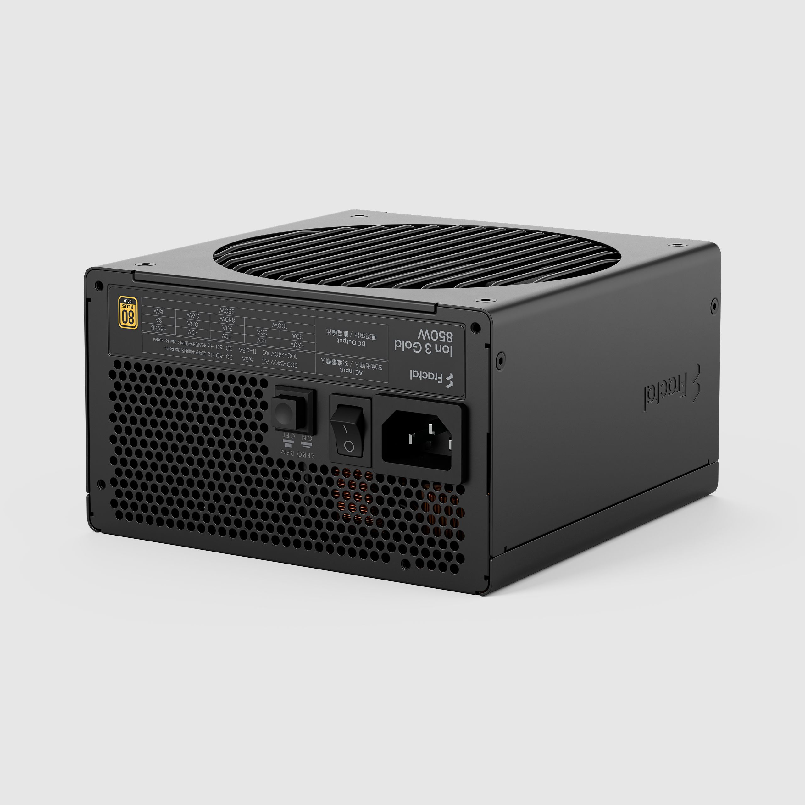 Ion 3 Gold 850W Black | Fractal Design