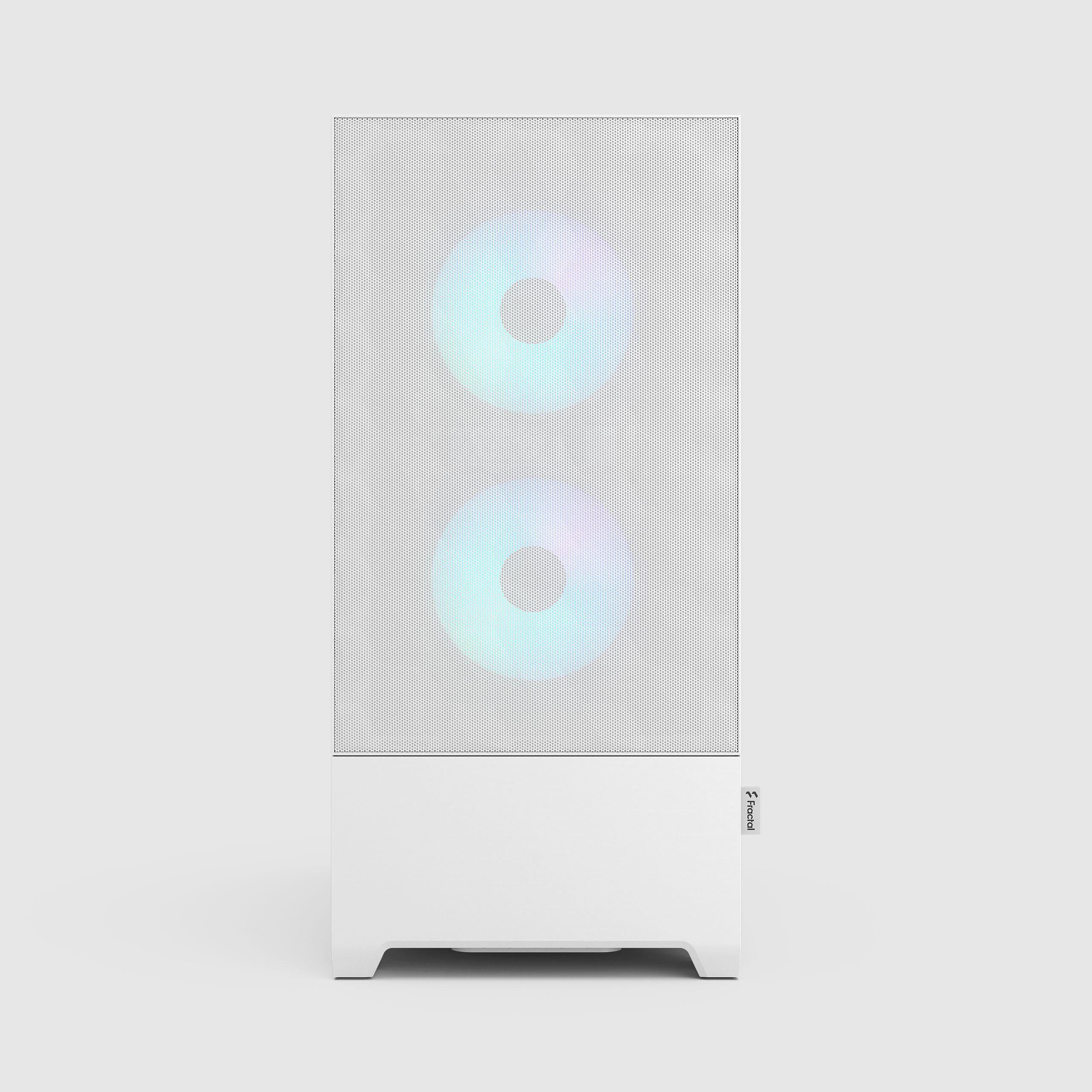 Pop Air RGB White TG Clear Tint | Fractal Design