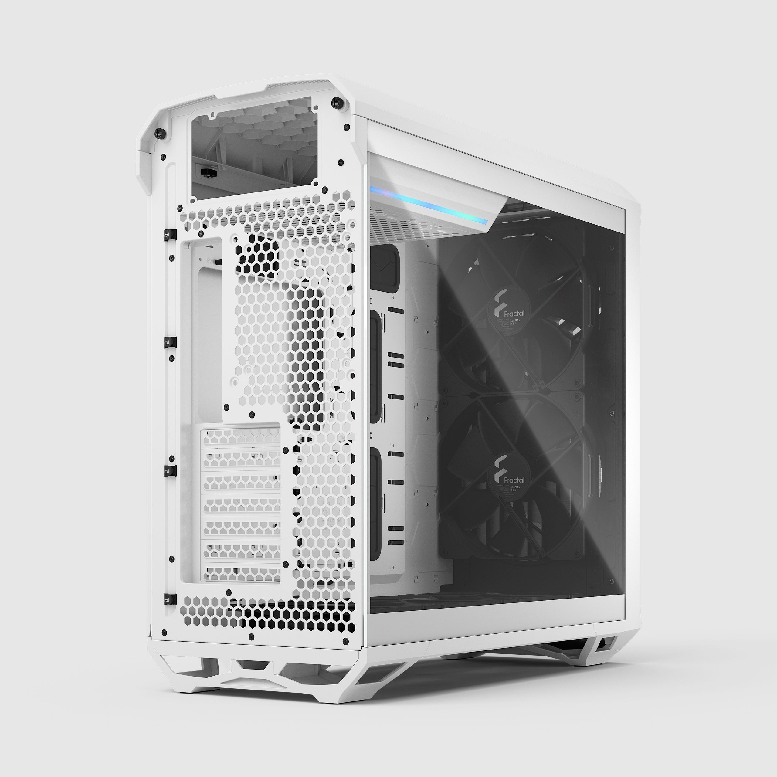 Torrent White TG Clear Tint | Fractal Design