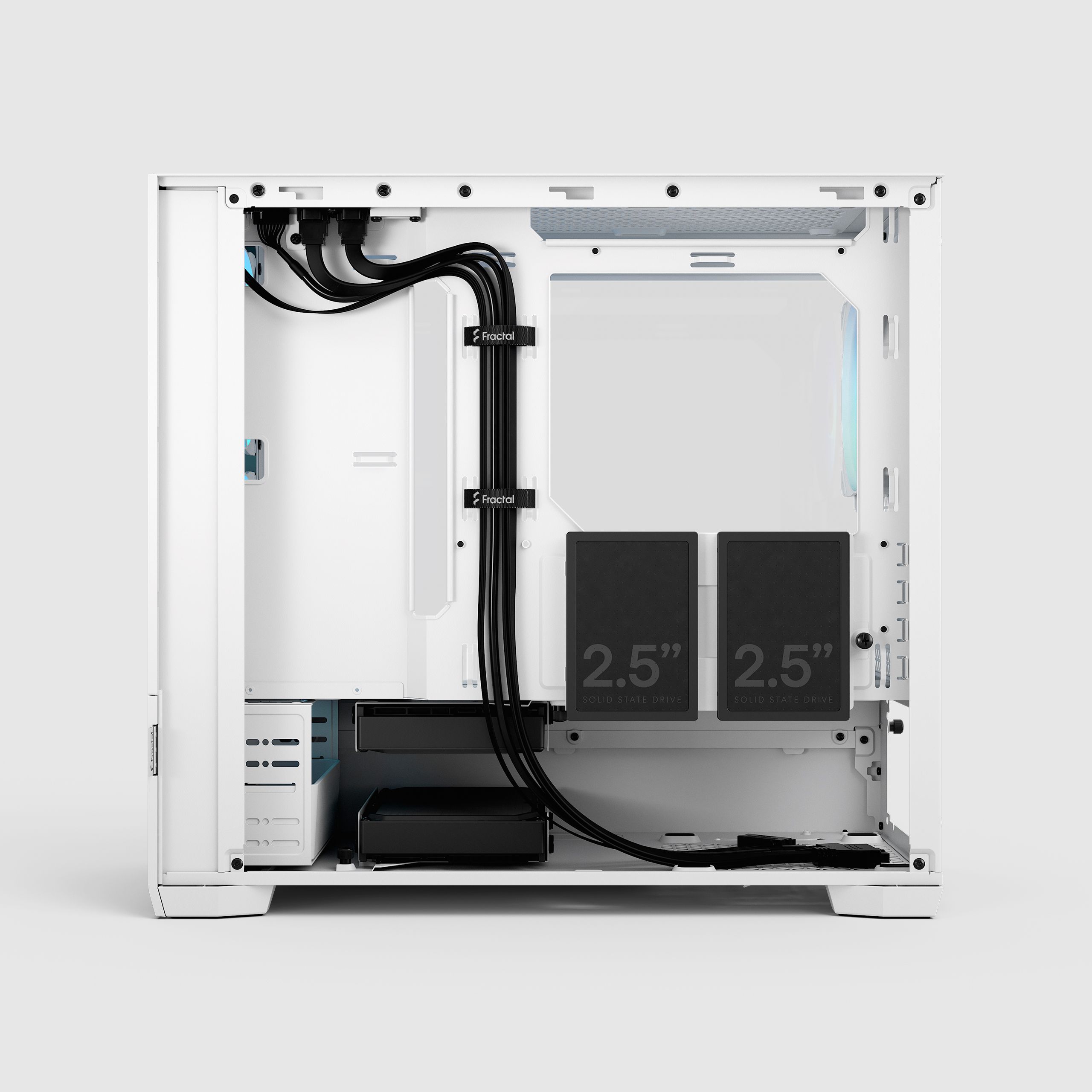 Pop Mini Air RGB White TG Clear Tint | Fractal Design