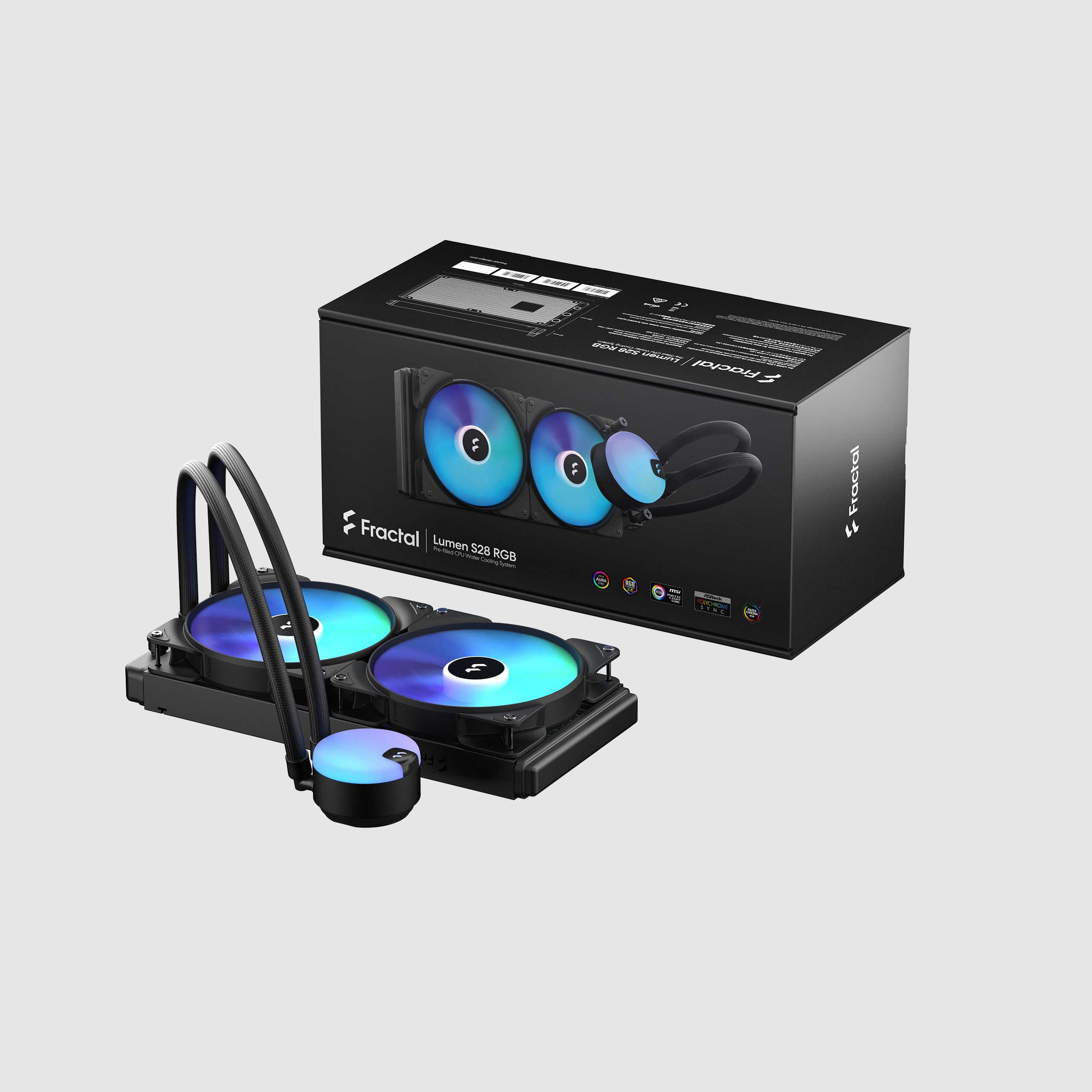 Fractal Design Lumen S28 RGB 水冷クーラー Lumen S28 v2 RGB | Fractal Design