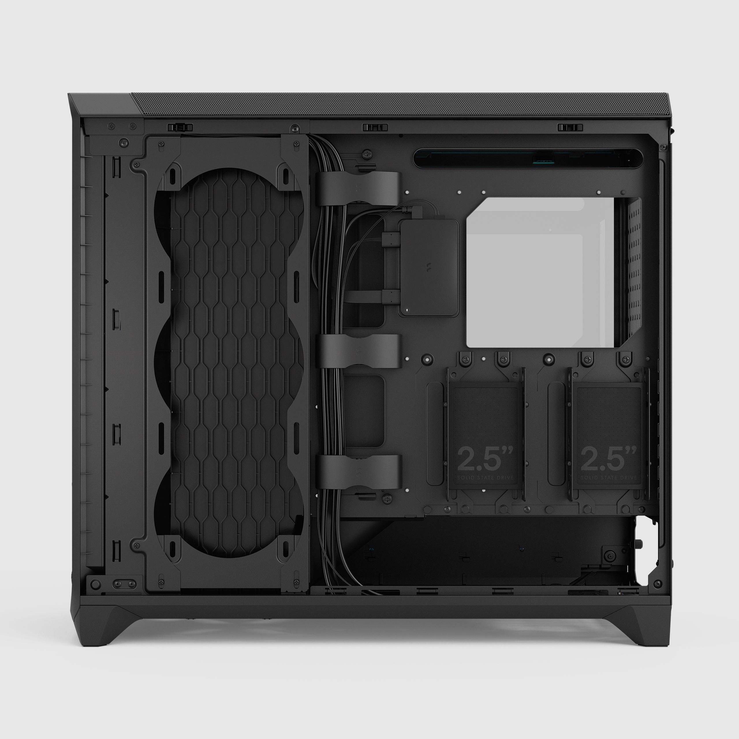 Meshify 3 XL Ambience Pro RGB Black TG Light Tint | Fractal Design